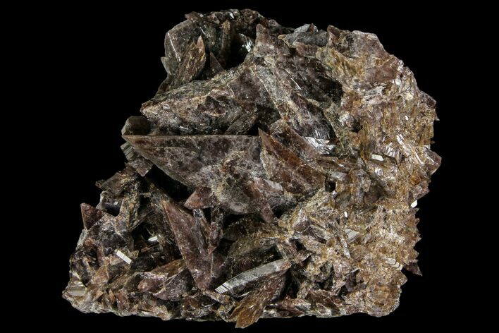 Axinite Crystal Cluster - Peru #87731